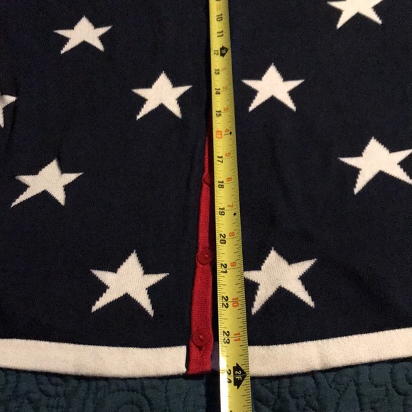 Liz Claiborne Stars Cardigan - Picture 7 of 8